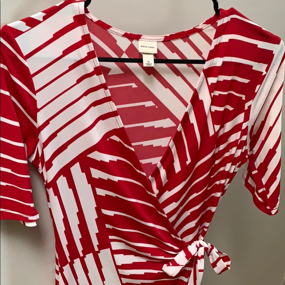 Merona size S rayon wrap dress